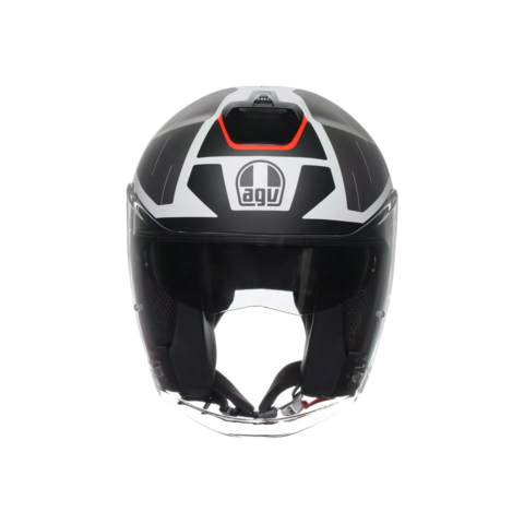 IRIDES AGV TRIESTE MATT BLACK/WHITE/RED