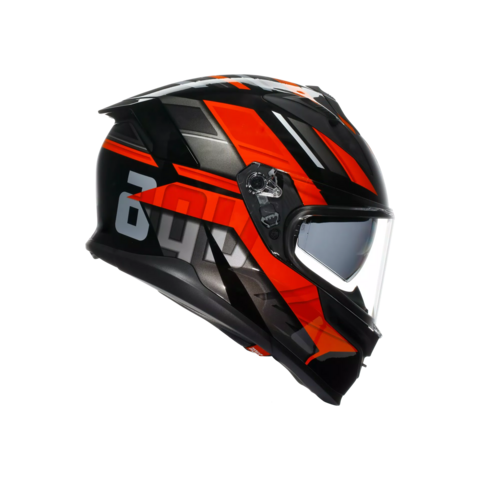 K7 GRAPHIC AGV TAURAX BLACK RED