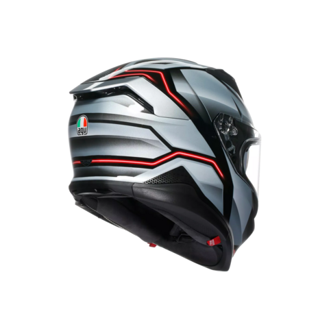 K7 GRAPHIC AGV JAEGER BLACK SILVER