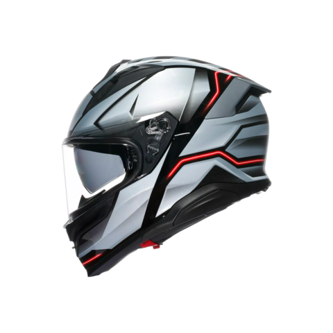 K7 GRAPHIC AGV JAEGER BLACK SILVER
