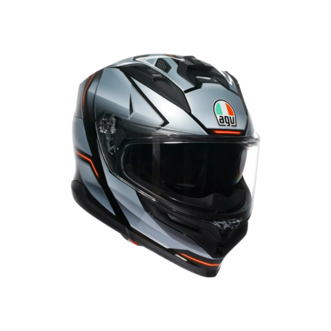 K7 GRAPHIC AGV JAEGER BLACK SILVER
