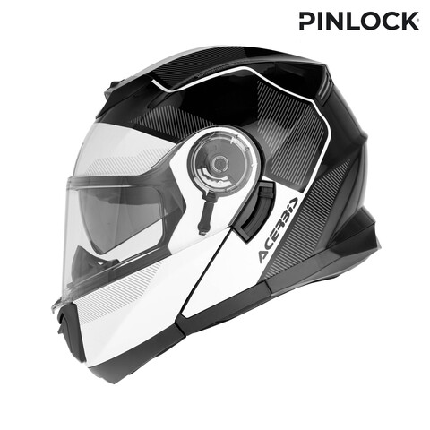 CASCO MODULARE SEREL 22-06 ACERBIS BIANCO NERO