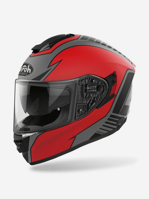 CASCO INTEGRALE FULL FACE TRI-COMPOSITE AIROH ST 501 - TYPE RED MATT
