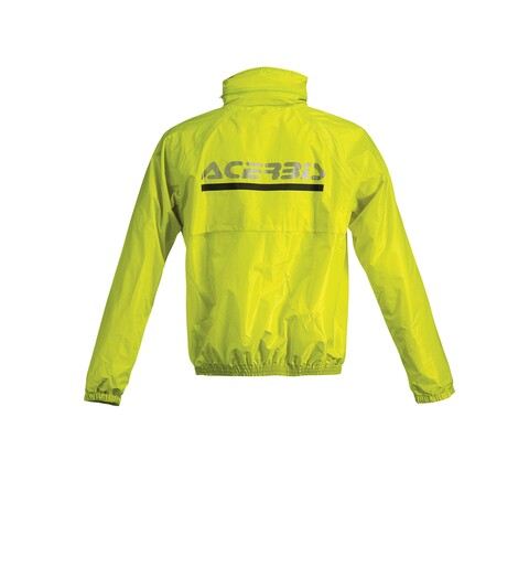 RAIN SET LOGO TUTA IMPERMEABILE DA MOTO E SCOOTER ACERBIS NERO GIALLO
