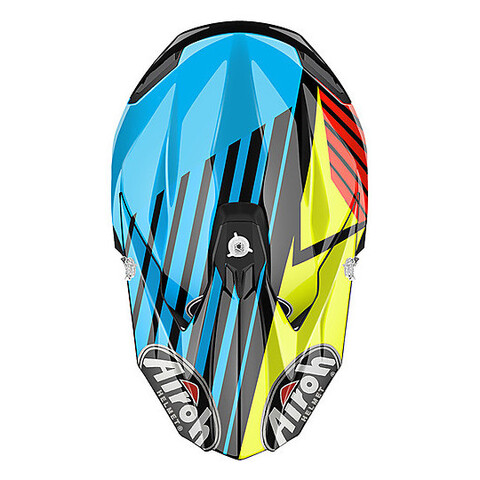AIROH TWIST  STRANGE AIROH Casco off-road - cross in resina termoplastica