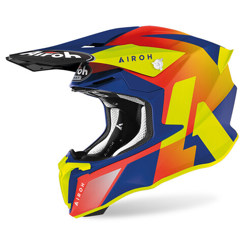 AIROH TWIST LIFT AZURE MATT AIROH Casco off-road - cross in resina termoplastica