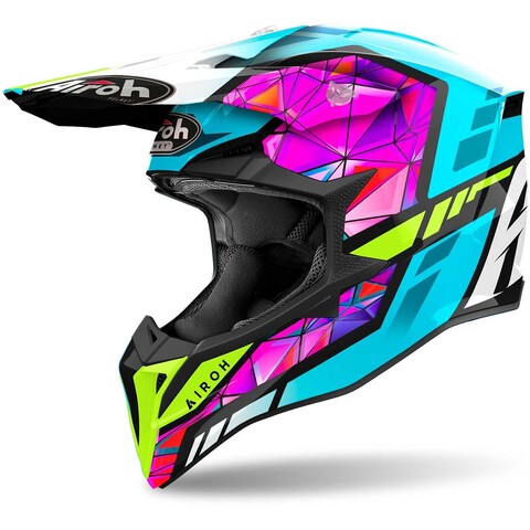 WRAAP DIAMOND AIROH Casco off-road - cross in resina termoplastica
