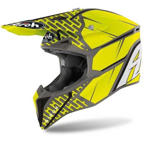 WRAAP IDOL ANTRACITE MATT AIROH Casco off-road - cross in resina termoplastica