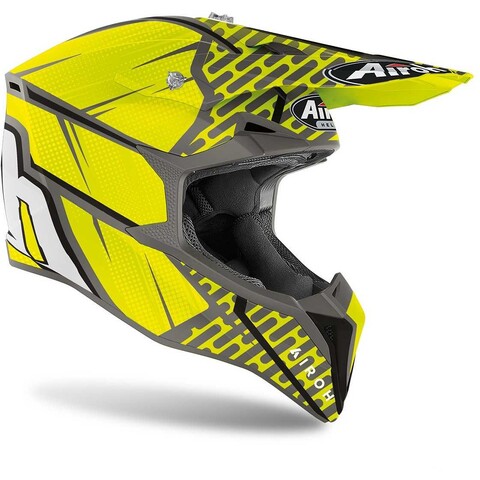 WRAAP IDOL ANTRACITE MATT AIROH Casco off-road - cross in resina termoplastica