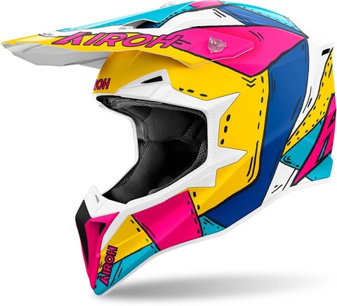 WRAAP PAINT FUCSIA MATT AIROH Casco off-road - cross in resina termoplastica