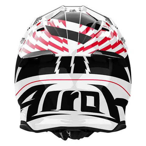 TWIST 3  THUNDER RED AIROH CASCO FUORISTRADA/ CROSS