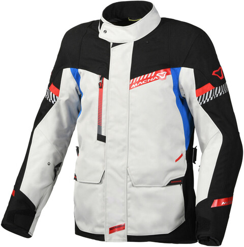ASPIRE GIACCA DA MOTO INVERNALE SFODERABILE MACNA WHITE BLUE RED