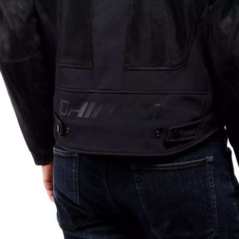 SUPER SPRINT AIR TEX GIACCA MOTO  DA UOMO Dainese BLACK WHITE