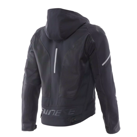 SUPER SPRINT AIR TEX GIACCA MOTO  DA UOMO Dainese BLACK WHITE