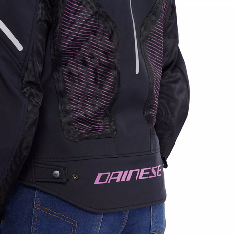 SUPER SPRINT AIR TEX GIACCA MOTO  DA DONNA Dainese BLACK PINK VIOLA
