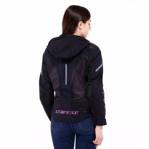 SUPER SPRINT AIR TEX GIACCA MOTO  DA DONNA Dainese BLACK PINK VIOLA