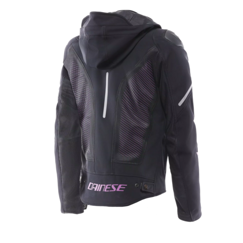 SUPER SPRINT AIR TEX GIACCA MOTO  DA DONNA Dainese BLACK PINK VIOLA