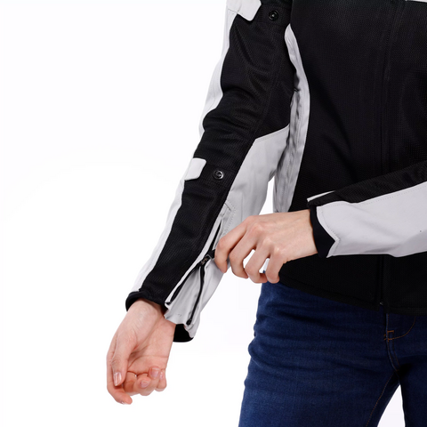 AIR FRAME 3 TEX - GIACCA MOTO ESTIVA IN TESSUTO DONNA Dainese BLACK - LIGHT GREY