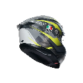 K6 S E2206 INTEGRALE/FULL FACE AGV EXCITE MATT CAMO/YELLOW FLUO