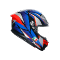 K6 S E2206 INTEGRALE/FULL FACE AGV SLASHCUT BLACK/BLUE/RED