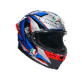 K6 S E2206 INTEGRALE/FULL FACE AGV SLASHCUT BLACK/BLUE/RED