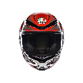 K6 S E2206 INTEGRALE/FULL FACE AGV REEVAL WHITE/RED/GREY