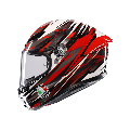 K6 S E2206 INTEGRALE/FULL FACE AGV REEVAL WHITE/RED/GREY