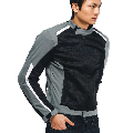 HYDRAFLUX 2 AIR D-DRY® - GIACCA MOTO ESTIVA IMPERMEABILE UOMO Dainese BLACK- CHARCOAL GREY