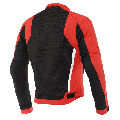 HYDRAFLUX 2 AIR D-DRY® - GIACCA MOTO ESTIVA IMPERMEABILE UOMO Dainese BLACK - LAVA RED