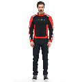 HYDRAFLUX 2 AIR D-DRY® - GIACCA MOTO ESTIVA IMPERMEABILE UOMO Dainese BLACK - LAVA RED