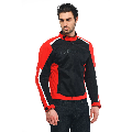 HYDRAFLUX 2 AIR D-DRY® - GIACCA MOTO ESTIVA IMPERMEABILE UOMO Dainese BLACK - LAVA RED