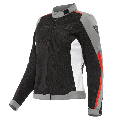 HYDRAFLUX 2 AIR D-DRY®- GIACCA MOTO ESTIVA IMPERMEABILE DONNA Dainese BLACK - CHARCOAL GREY - LAVA RED