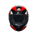 K6 S E2206 INTEGRALE/FULL FACE AGV HYPHEN BLACK/RED/WHITE