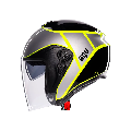 IRIDES AGV DAVAO BLACK-GREY-YELLOW