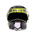 IRIDES AGV DAVAO BLACK-GREY-YELLOW