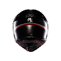 K1-S LAP CASCO MOTO INTEGRALE AGV MATT BLACK - GREY - RED