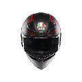 K1-S SLING CASCO MOTO INTEGRALE AGV MATT BLACK - RED