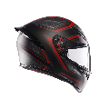 K1-S SLING CASCO MOTO INTEGRALE AGV MATT BLACK - RED