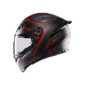 K1-S SLING CASCO MOTO INTEGRALE AGV MATT BLACK - RED