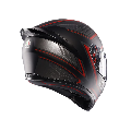 K1-S SLING CASCO MOTO INTEGRALE AGV MATT BLACK - RED