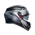 K3 CASCO MOTO INTEGRALE 2206 AGV COMPOUND MATT BLACK/GREY