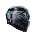 K3 CASCO MOTO INTEGRALE 2206 AGV COMPOUND MATT BLACK/GREY