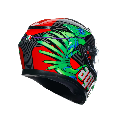 K3 CASCO MOTO INTEGRALE 2206 AGV KAMALEON BLACK/RED/GREEN