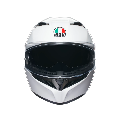 K3 CASCO MOTO INTEGRALE 2206 AGV MONO SETA WHITE