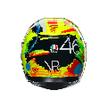 K3 CASCO MOTO INTEGRALE 2206 AGV ROSSI WINTER TEST 2020