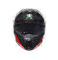 Copia di SPORTMODULAR MULTI E2205 AGV STRIPES CARBON/RED