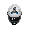 TOURMODULAR  CASCO MOTO MODULARE E2206 AGV FREQUENCY LIGHT GREY/BLUE