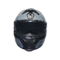 TOURMODULAR  CASCO MOTO MODULARE E2206 AGV TEXTOUR MATT BLACK/GREY