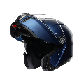 TOURMODULAR  CASCO MOTO MODULARE E2206 AGV GALASSIA BLUE MATT