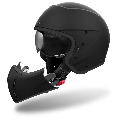 CASCO CROSSOVER J 110 AIROH NERO OPACO